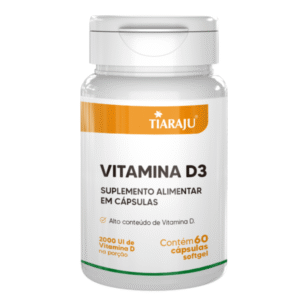 VITAMINA D3 2000UI 60caps - TIARAJU