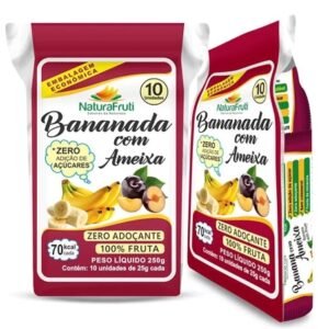 PACOTE BANANADA COM AMEIXA 10 UNDS NATURA FRUTI
