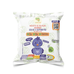 BISCOITO DE POLVILHO COUVE e ESPINAFRE 20g - CRILANCHA