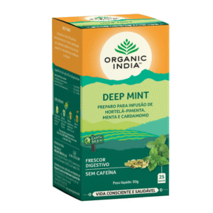 CHA DEEP MINT CAIXA - ORGANIC INDIA