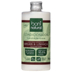 CONDICIONADOR NATURAL ARGAN e LINHACA 500ml - BONI NATURAL