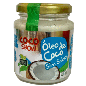 OLEO DE COCO SEM SABOR 200ml - COCOSHOW POTE