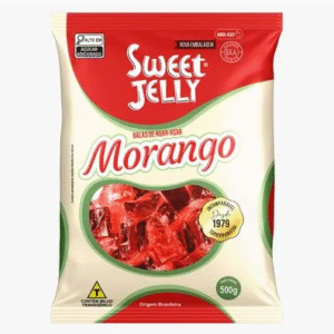 PACOTE BALAS DE ALGAS MARINHA MORANGO 500g - SWEET JELLY