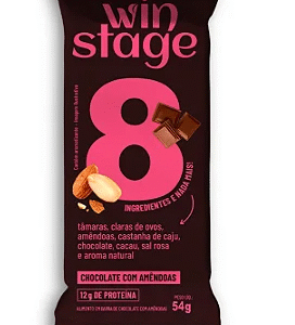 BARRA WINSTAGE CHOCOLATE COM AMENDOAS