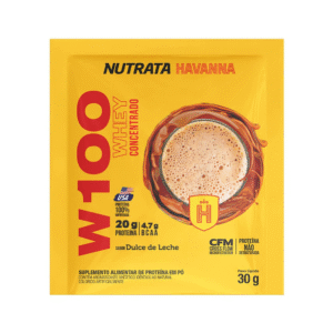 SACHE WHEY W100 HAVANNA DULCE DE LECHE 20g - NUTRATA