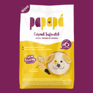 SACHE PETIT AVEIA BANANA e AMEIXA CEREAL INFATIL 170g  - PAPAPA